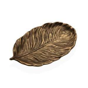 CENTROTAVOLA foglia oro 30cm