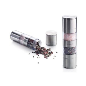 MACINA SALE E PEPE DOUBLE SPECIAL in INOX